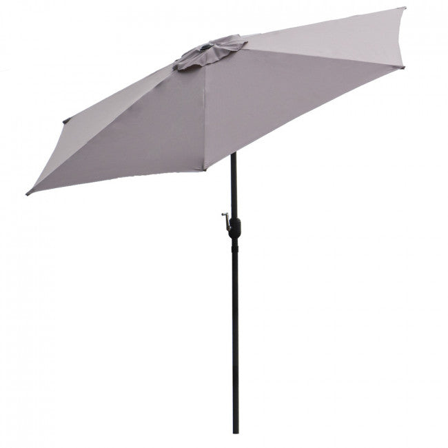 Panama Jack 9ft Grey Umbrella