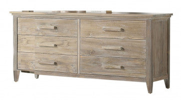 Lyra Teak 6 Drawer Dresser