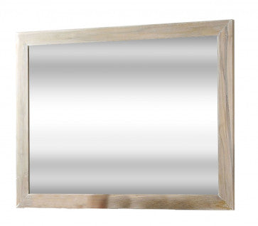 Lyra Teak Mirror