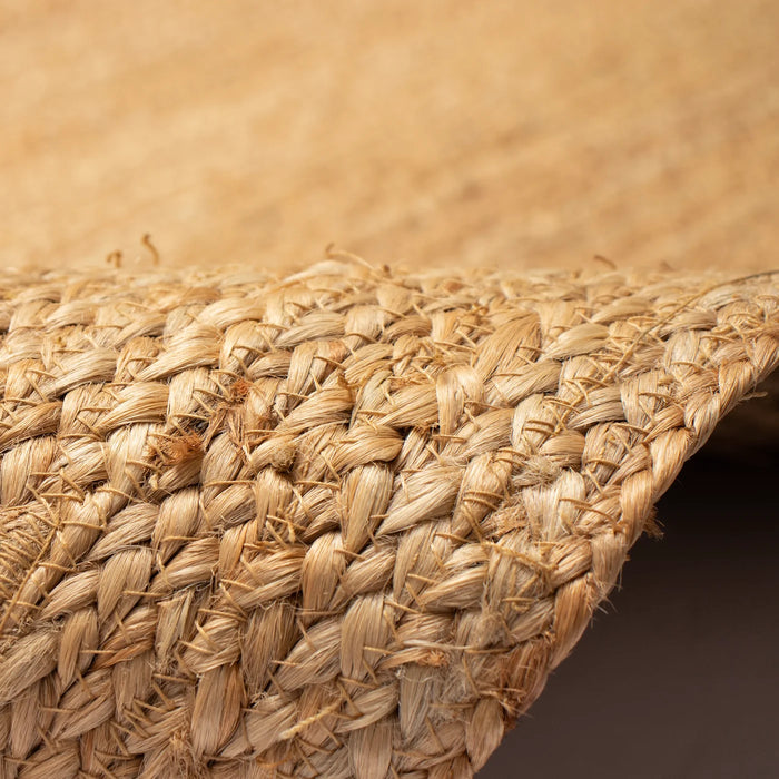 Tulum Plain Natural Jute Rug