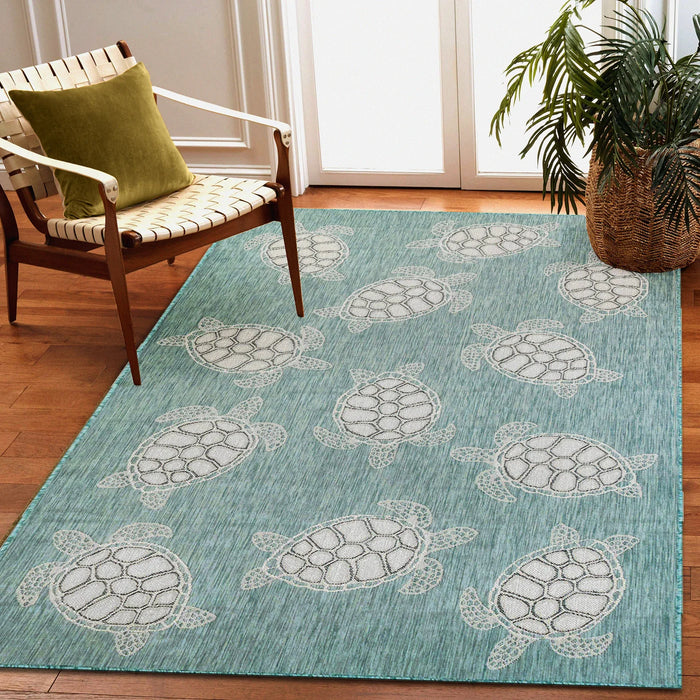 Carmel Sea Turtles Rug