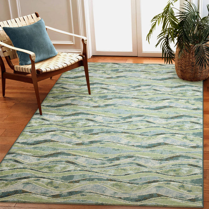 Marina Wave Ocean Rug