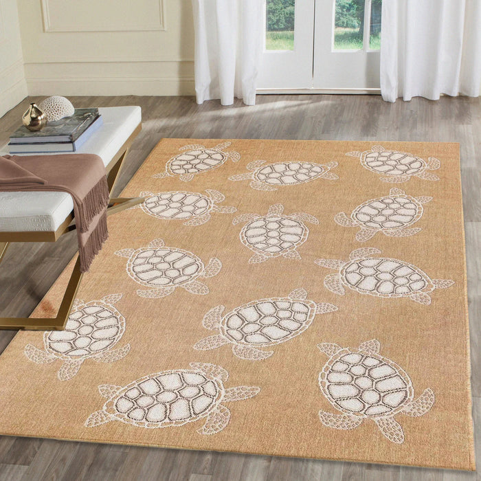Carmel Sea Turtles Rug