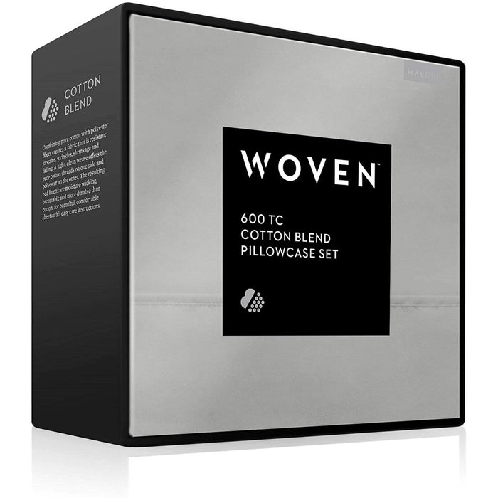 Cotton Blend Pillowcase Set-King