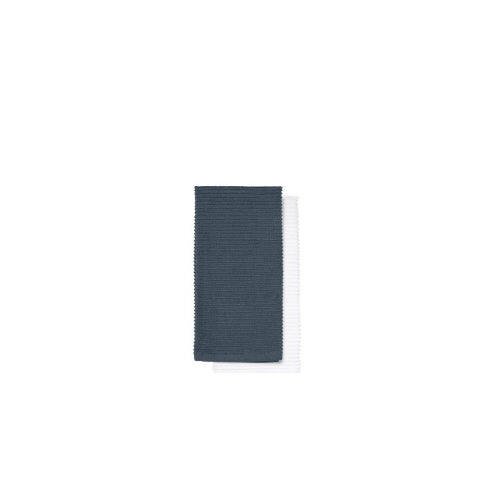 Solid Pantry Tea Towels - Stone Blue