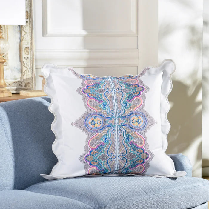 Tamara Day White & Pink Pillow