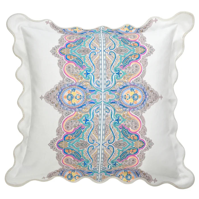 Tamara Day White & Pink Pillow