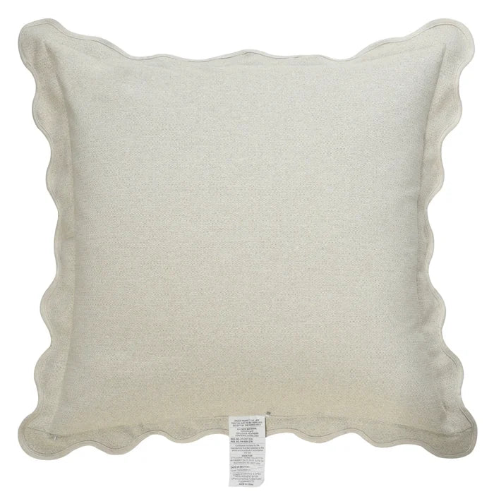 Pink Scalloped Shell Down Pillow