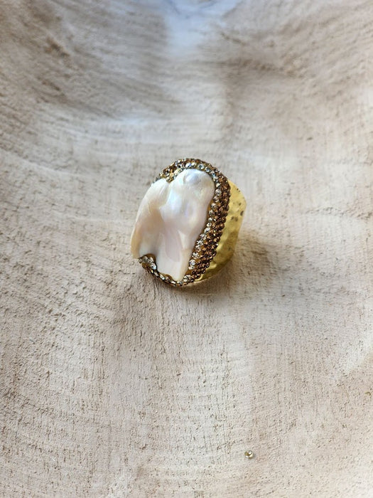 Gold Ring with Stone