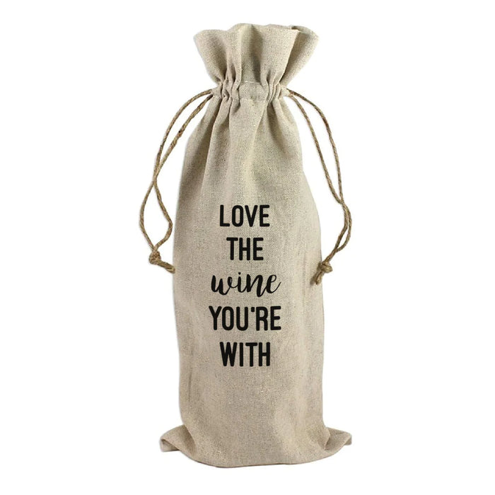 Love The Wine You're With Wine Bag