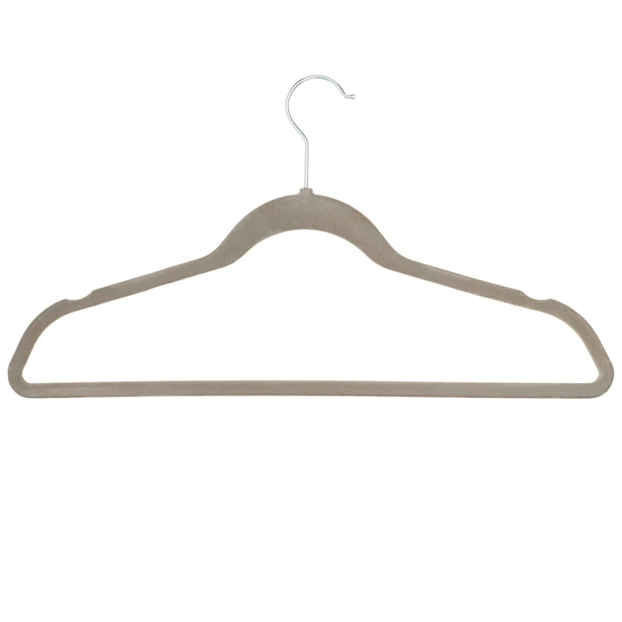 10-Pack Velvet Hanger - Charcoal