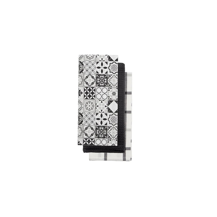 Spanish Tile Kitchen Towel - Set Of 3