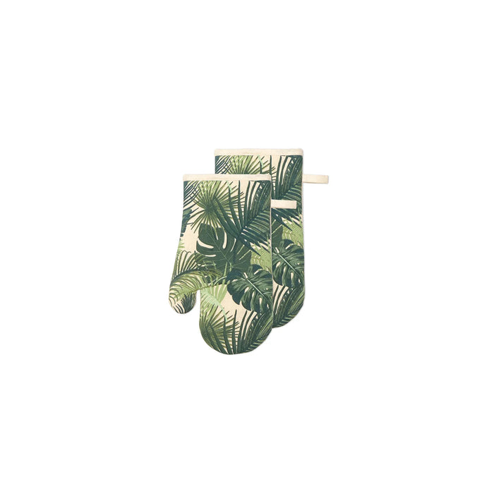 Palm Leaf Oven Mitt - Set Of 2