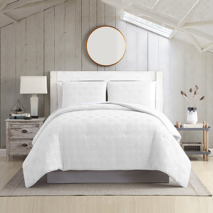 Ethos 3-Piece White Comforter Set