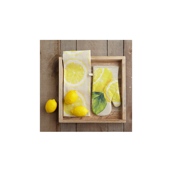 Lemon Oven Mitt Set