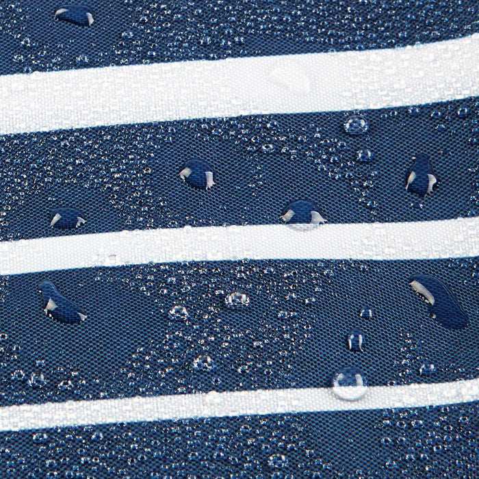 Enzo Shower Curtain - Navy / White