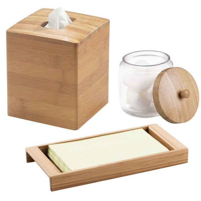 InterDesign Bamboo Formbu Vanity Tray