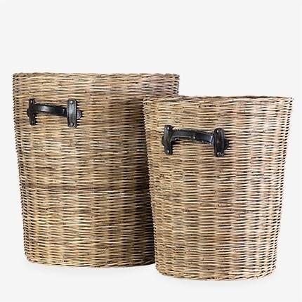 Rana Rattan Round Basket - Large