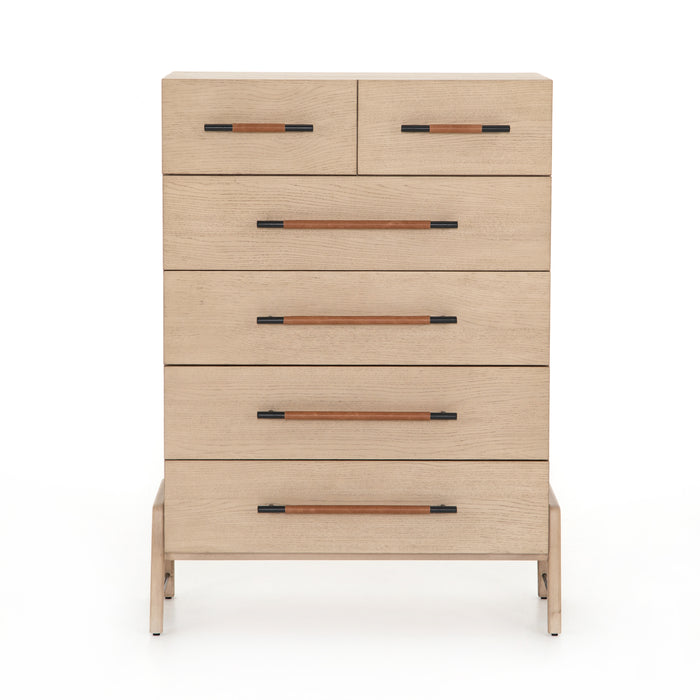 Rosedale 6-Drawer Tall Dresser - Yucca Oak