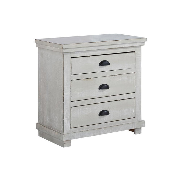 Willow Gray Chalk Nightstand