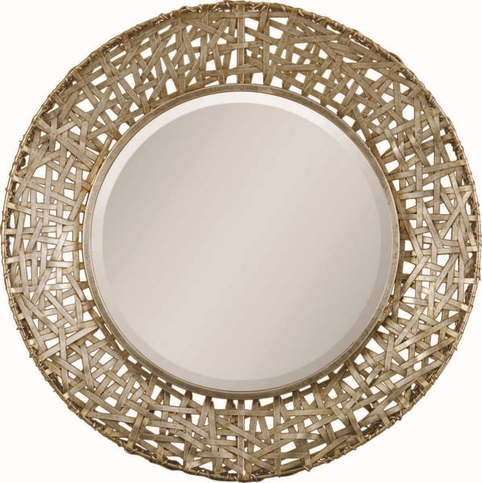 Alita Round Mirror - Champagne