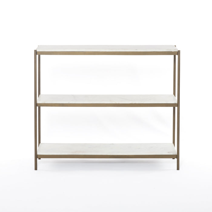 Felix Small Console Table - Antique Brass