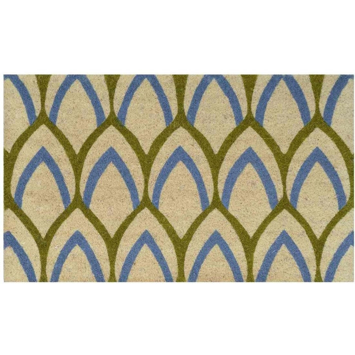 Clovis Blue - Green Doormat