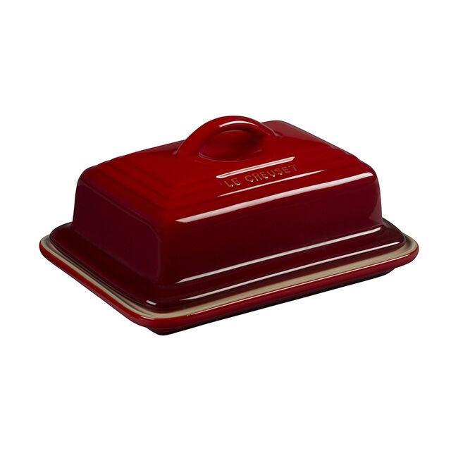 Heritage Butter Dish - Cerise