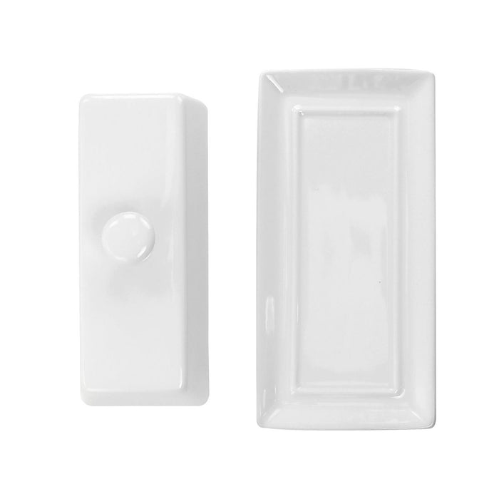 Martha Stewart Patterson Butter Dish With Lid