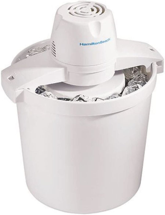4QT. Ice Cream Maker-White