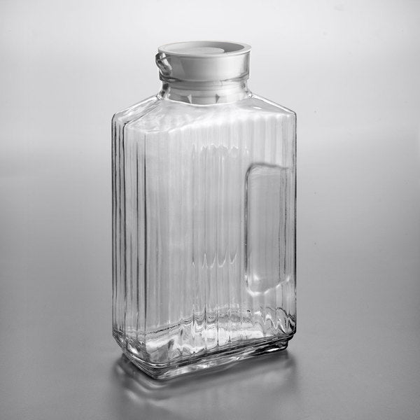 Anchor Hocking Bistro Glass Pitcher With Stopper