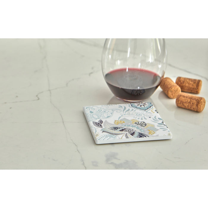 Bloom Printed Ceramic Coaster Set