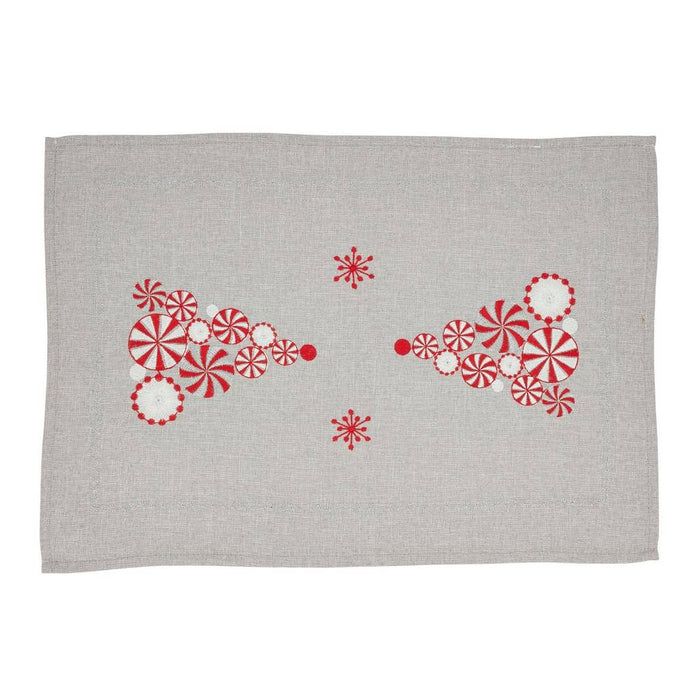 Peppermint Xmas Tree Placemat