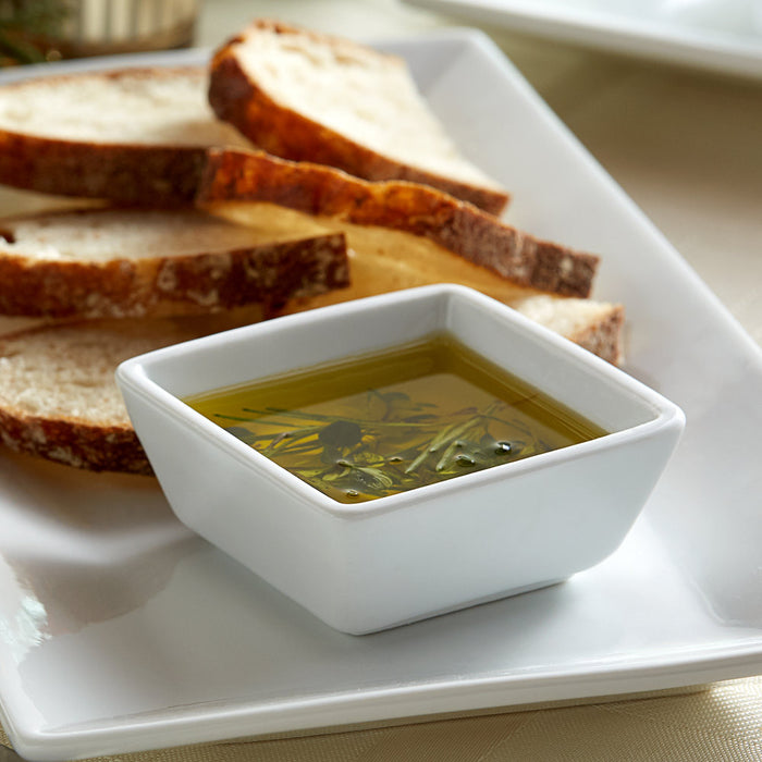 Bright White Porcelain Sauce Cup