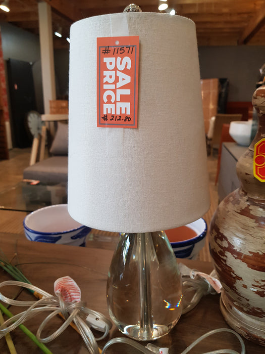 Hayes Clear 19" Lamp