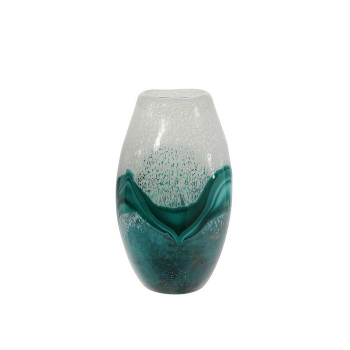Green Glass Vase