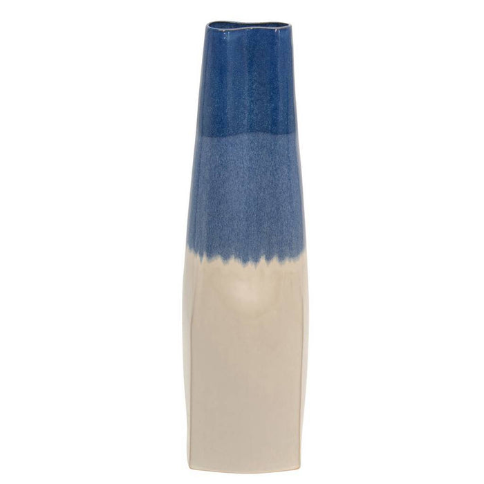 Navy 2-Tone Vase