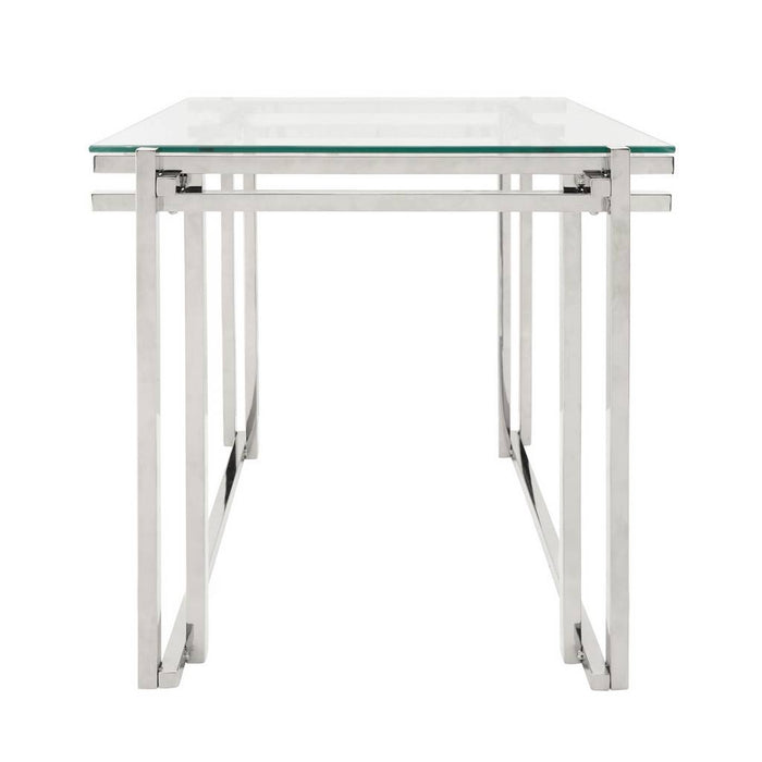 Metal Side Table - Silver