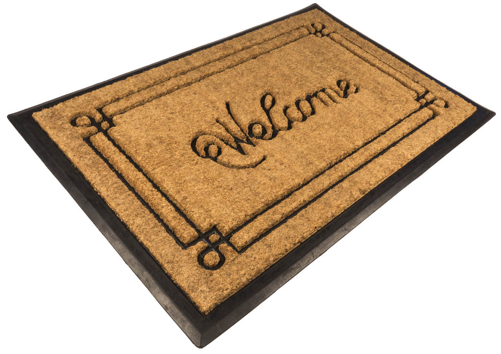 Welcome With Border Doormat