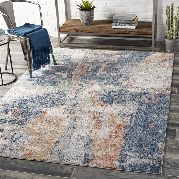 Infinity Dark Blue 5x7 Rug