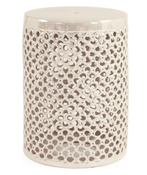 Lanie Garden Stool - Grey