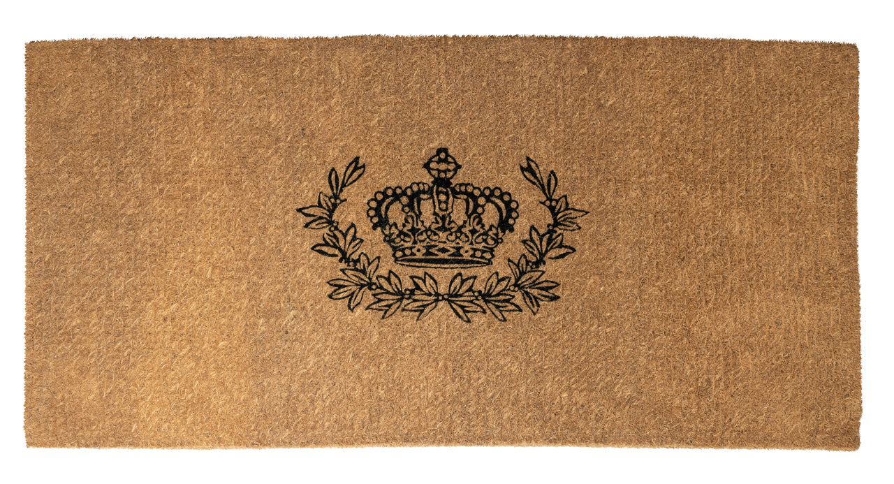 Crown & Wreath Doormat