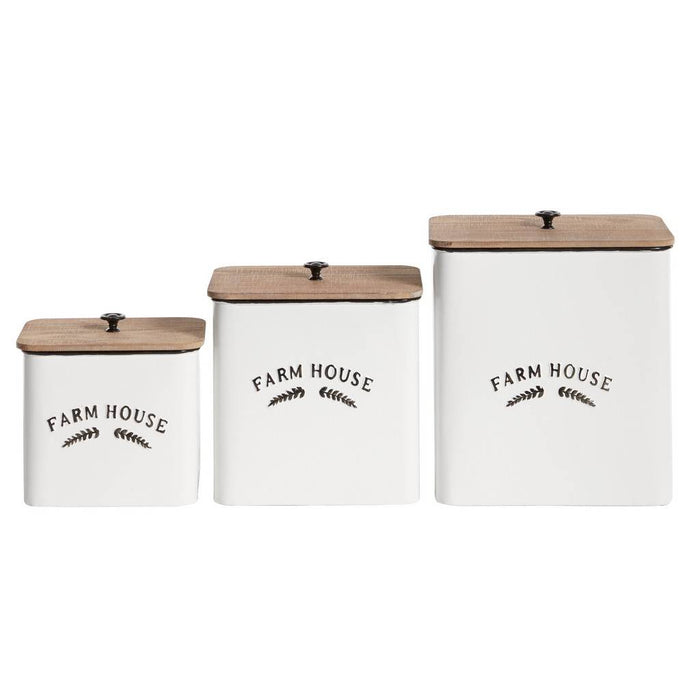 Farmhouse Wood Container