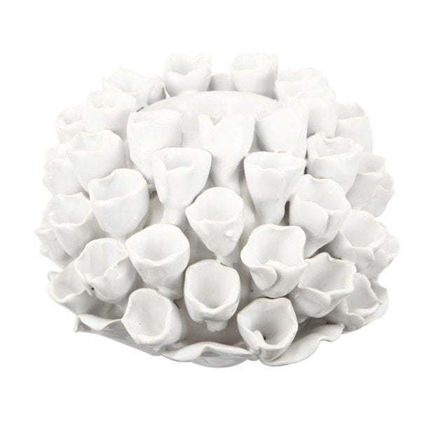 Open Coral Candle Holder
