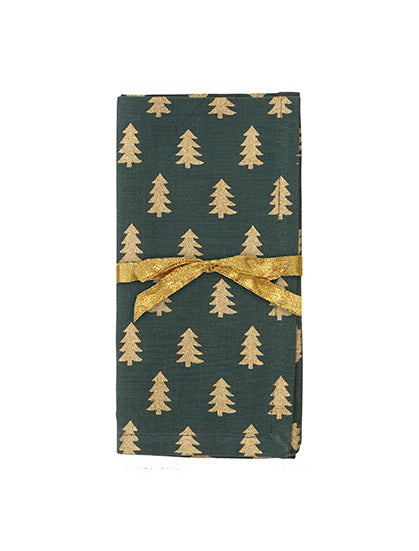 Golden Tree Napkin - Forest