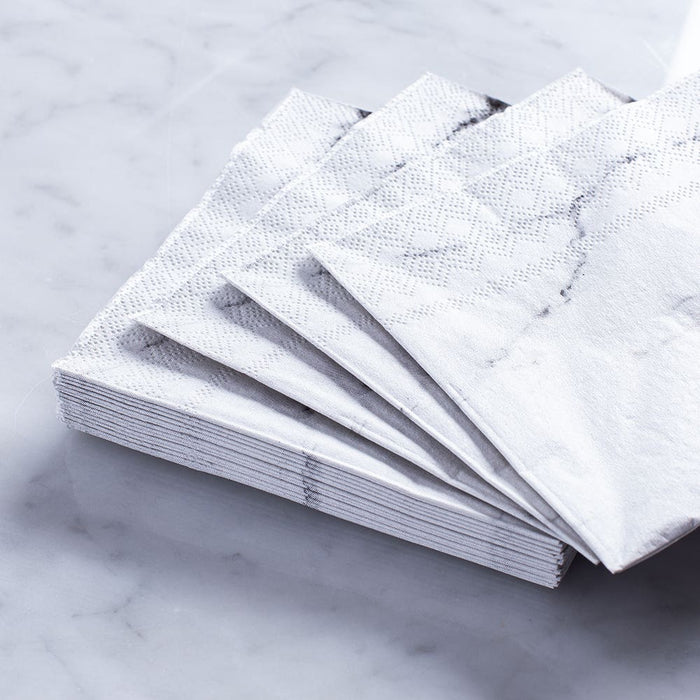 Carrara Cocktail Napkin