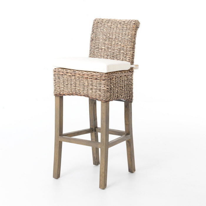 Banana Leaf Barstool - Grey