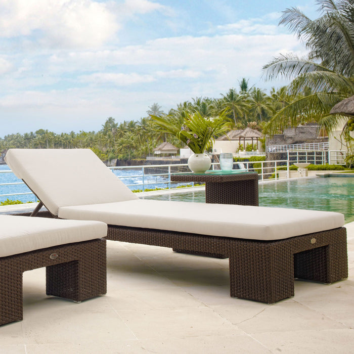 Pacific Chaise Lounger with Cush