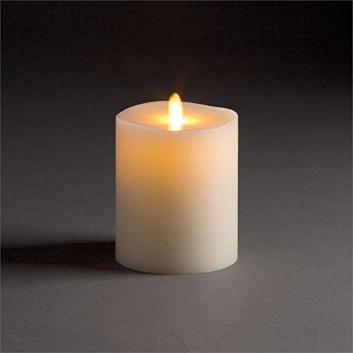 Lightli Moving Flame Pillar - Ivory