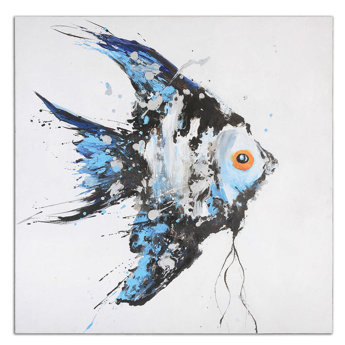 Blue Angel Hand Painted Canvas